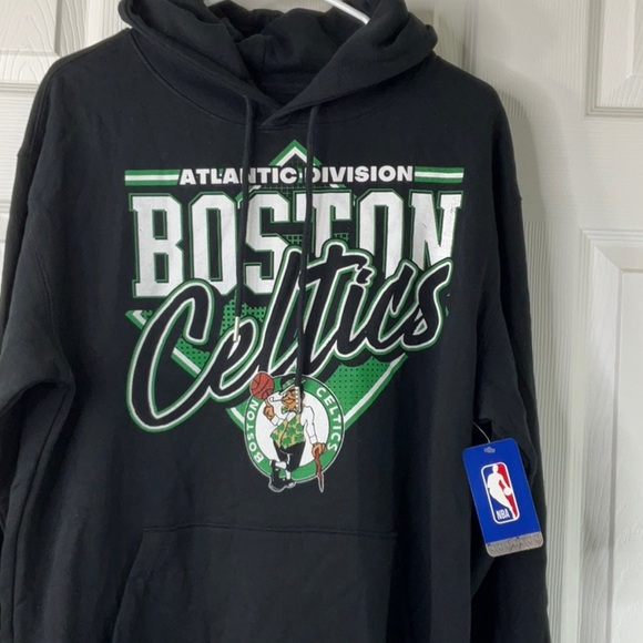 NBA Men’s Boston Celtics Black Color Pullover Hoodie Size M - Picture 5 of 8